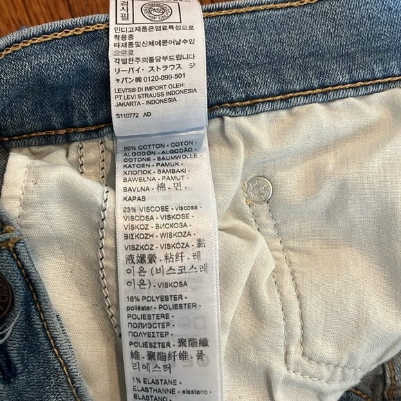 Levis | 725 High Rise Bootcut Denim Jeans Plus Size 16W Lightwash Casual Curvy - Picture 10 of 12